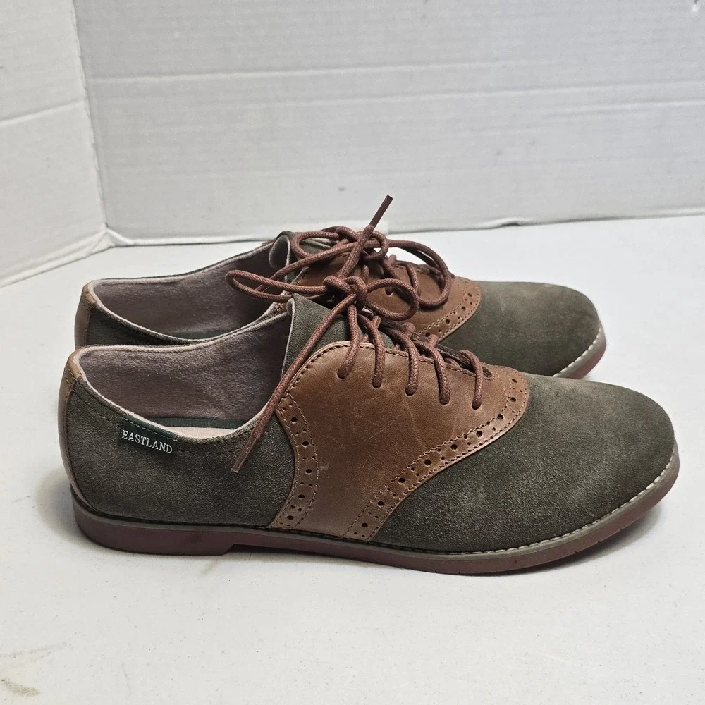 Eastland Sadie Women's Oxford Shoes Olive Size 9.5